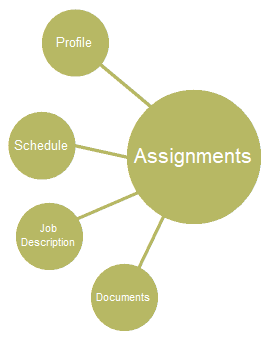Image of Assignment Record Tabs