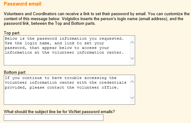 VicNet ground rules password email