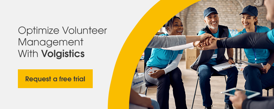 Optimize volunteer management with Volgistics. Request a free trial