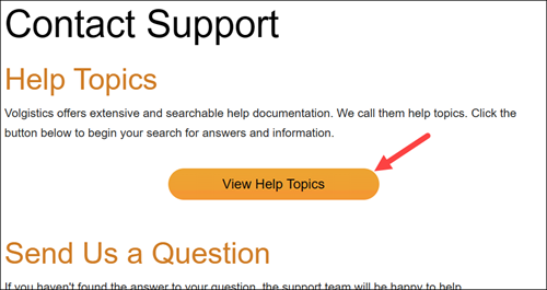 Image of Help Topics Section