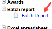 Image of Batch Report Link