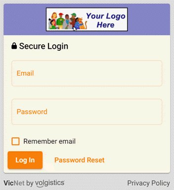 Image of Login Page