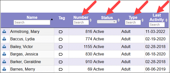 Sort by Column