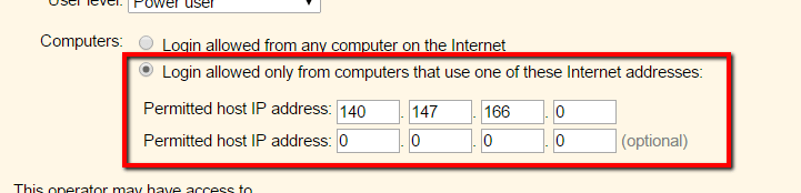 Image of IP Address Input