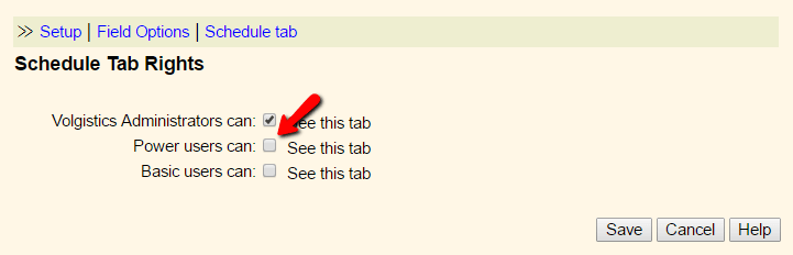 Image of Tab Rights Page