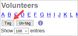 Image of the Tag Button