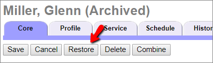 Image of Restore Button