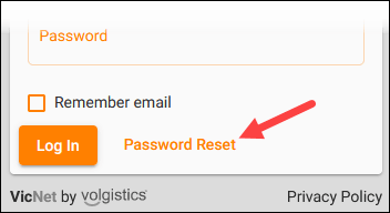 Image of Password Reset Button