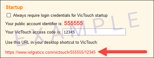 VicTouch URL