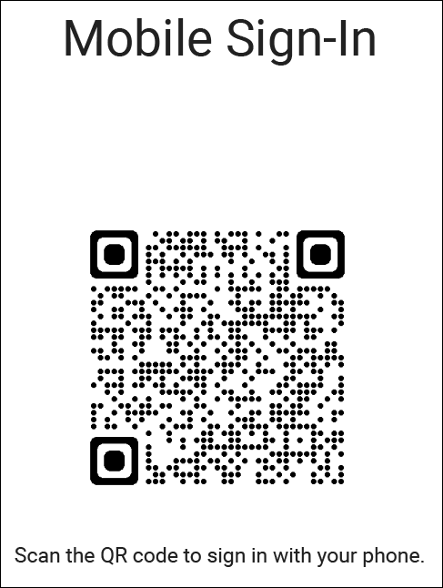 Static QR code print out