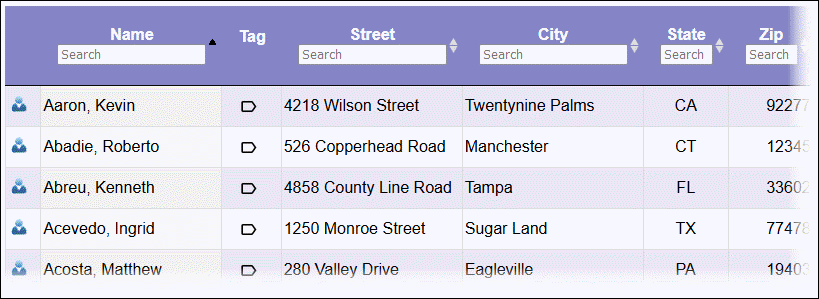 volgistics help volunteer list
